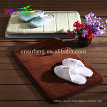 Linge de lit d&#39;hôtel / Softtexile salle de bains anti-dérapant utilisé tapis de bain